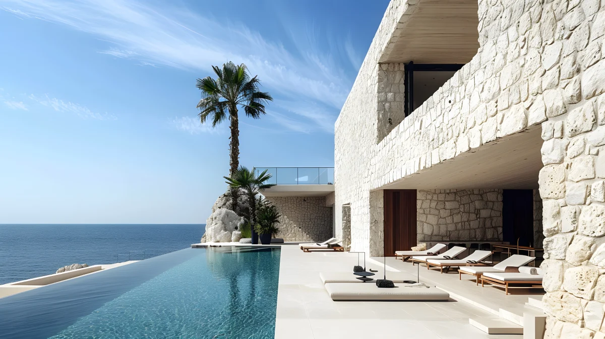 Alojamiento de lujo con vistas y piscina infinita en Ibiza Alojamiento de lujo con vistas y piscina infinita en Ibiza