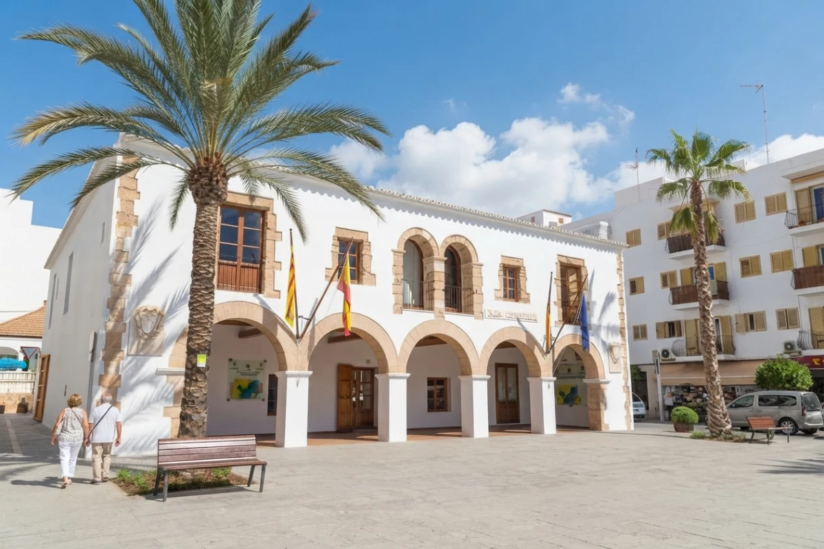 Pueblo Santa Eulalia (Santa Eulària des Riu) en Ibiza