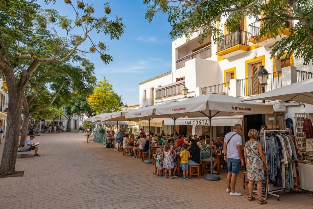 Pueblo Santa Gertrudis en Ibiza
