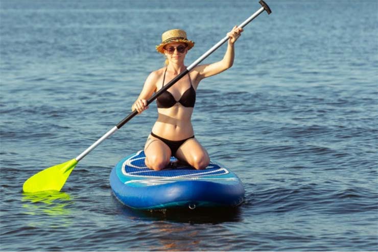 Practicando Paddle Surf